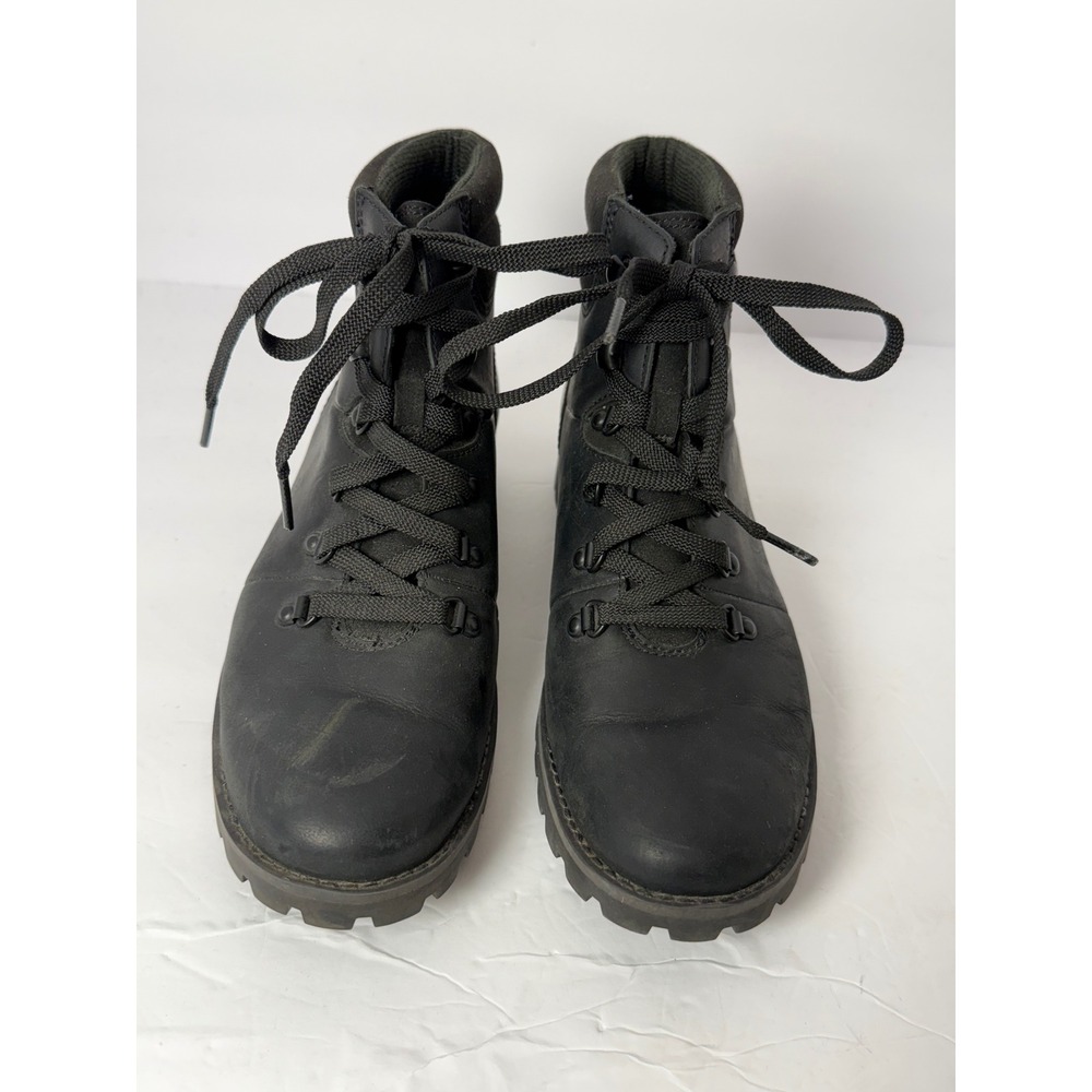 Timberland Courmayeur Valley 6 Inch Black Nubuck Leather Boots A2B8X Womens 8